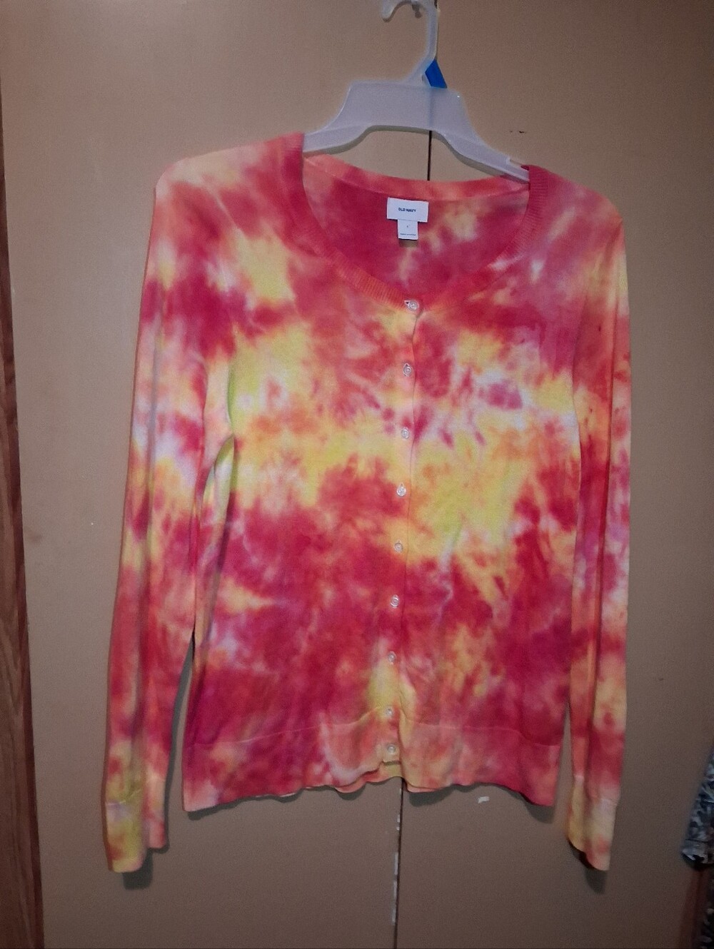 Old Navy Tie Dye Long Sleeve Large Shirt